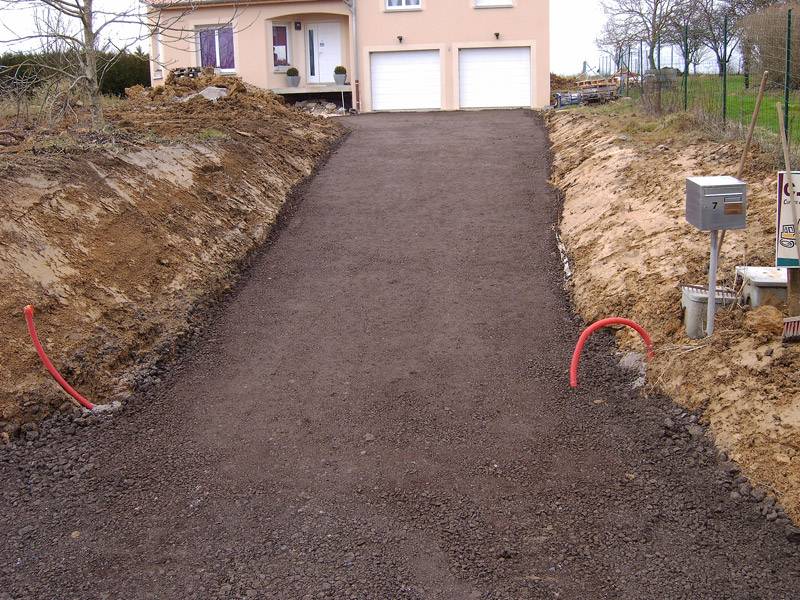 Travaux de voirie à Mangiennes