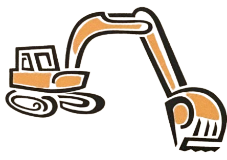 dessin tractopelle